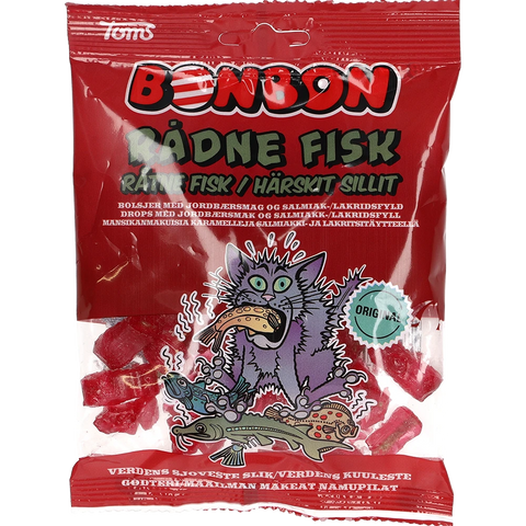 Toms Bonbon Rådne Fisk, 125G