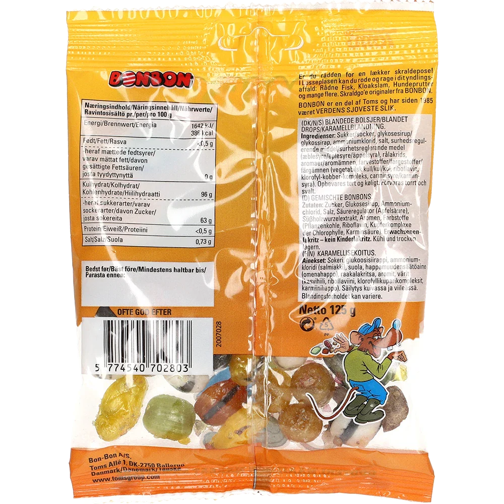Toms Bonbon Lossepladsen, 125g