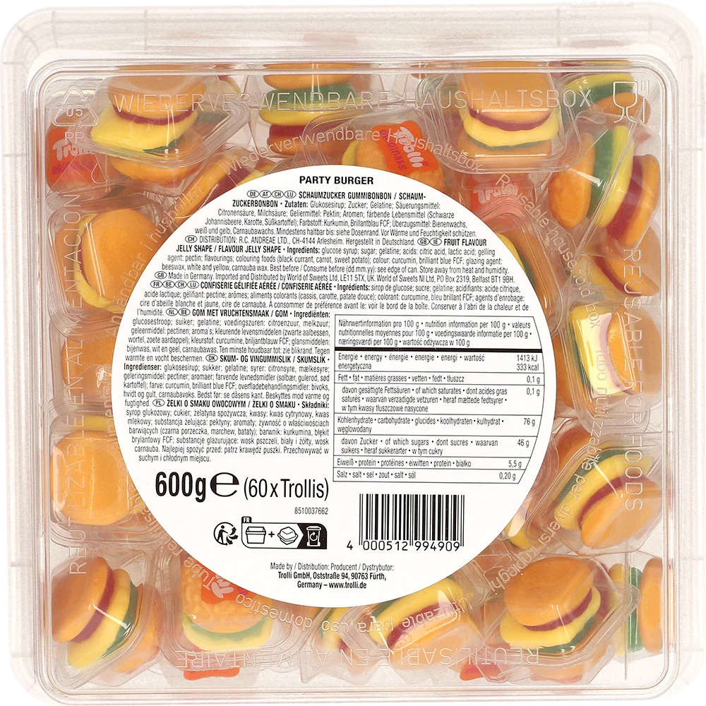 Trolli Miniburgere 60 stk.