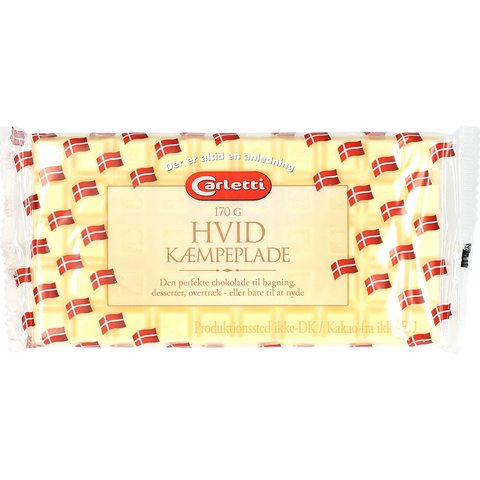 Carletti Kæmpeplade Hvid