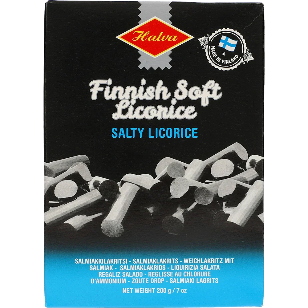 Halva Finnish Soft Licorice Salty Licorice