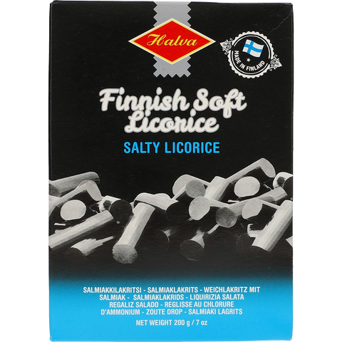 Halva Finnish Soft Licorice Salty Licorice