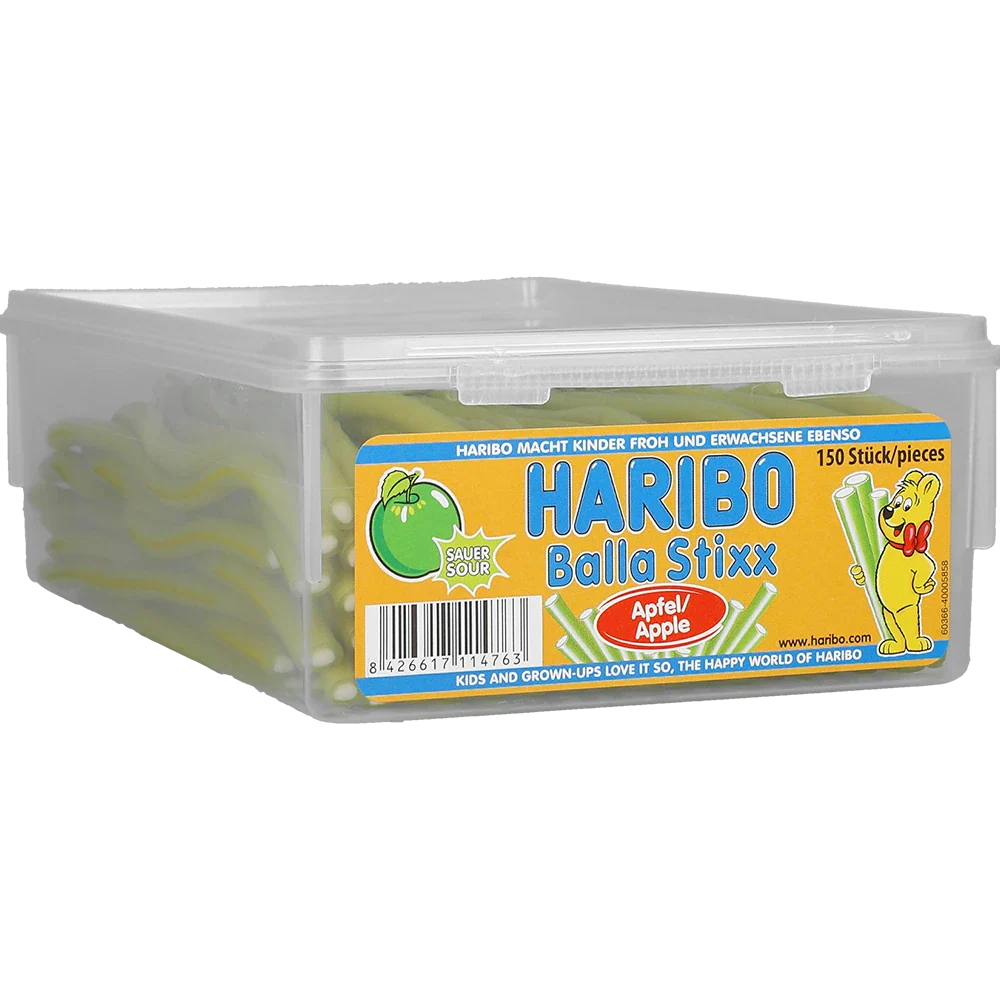 Haribo DE Balla Stixx Apfel