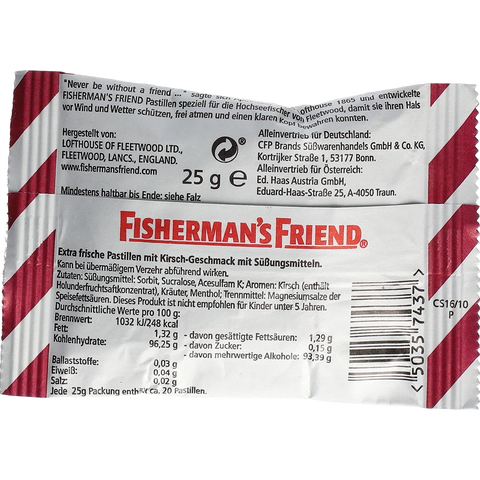 Fisherman's Friend Kirsch Menthol o.Z.