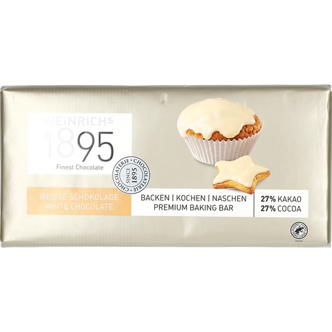 Weinrich's Premium Baking Bar Weisse Schokolade
