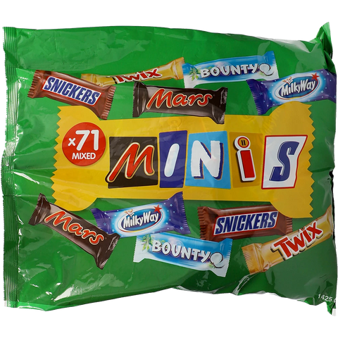 Mars Mixed Minis x 71 mixed