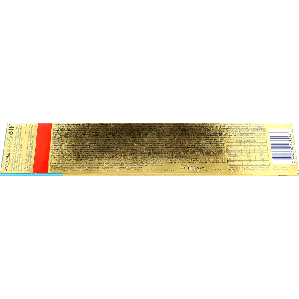 Toblerone Crunchy Mandel