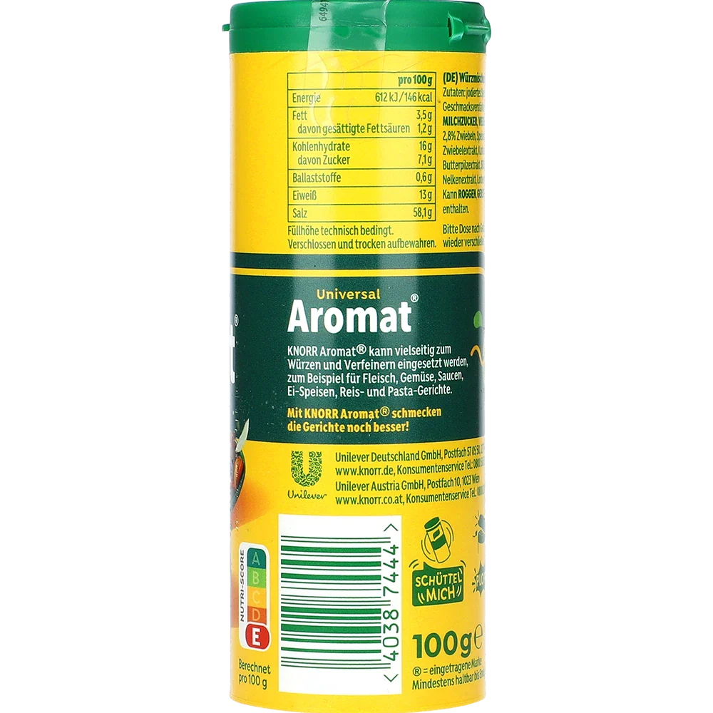 Knorr Aromat Universal Würzmittel Streuer