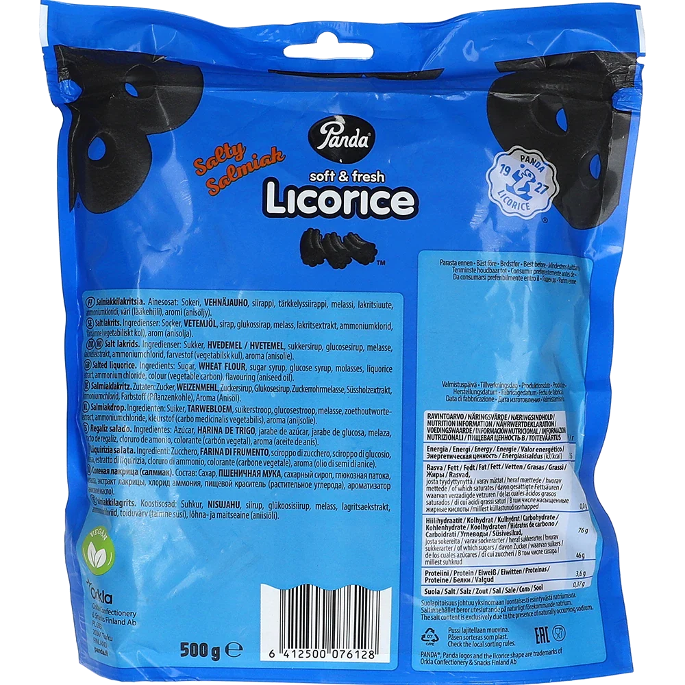 Panda Soft & Fresh Licorice Salty Salmiak