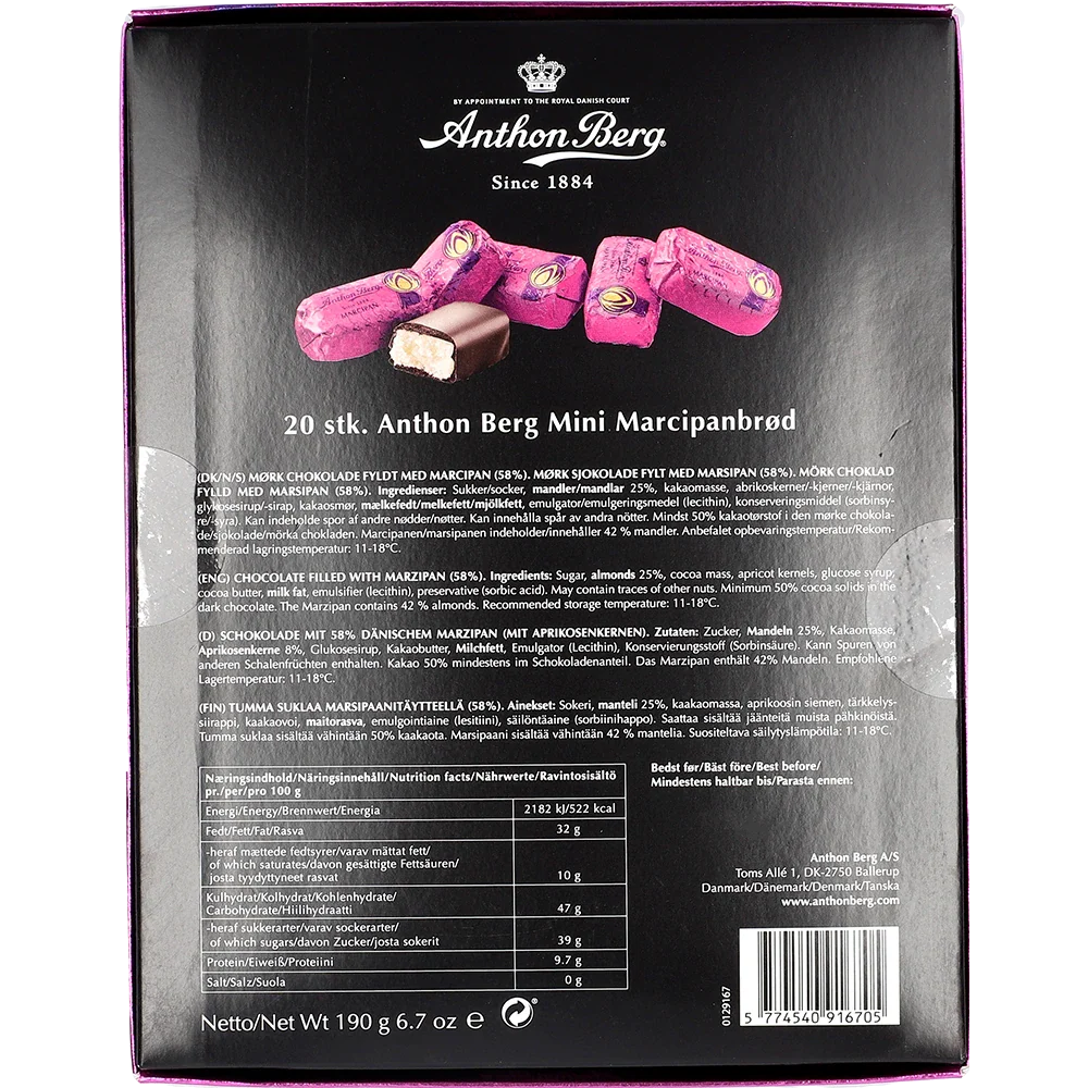 Anthon Berg Marzipan Bar Mini