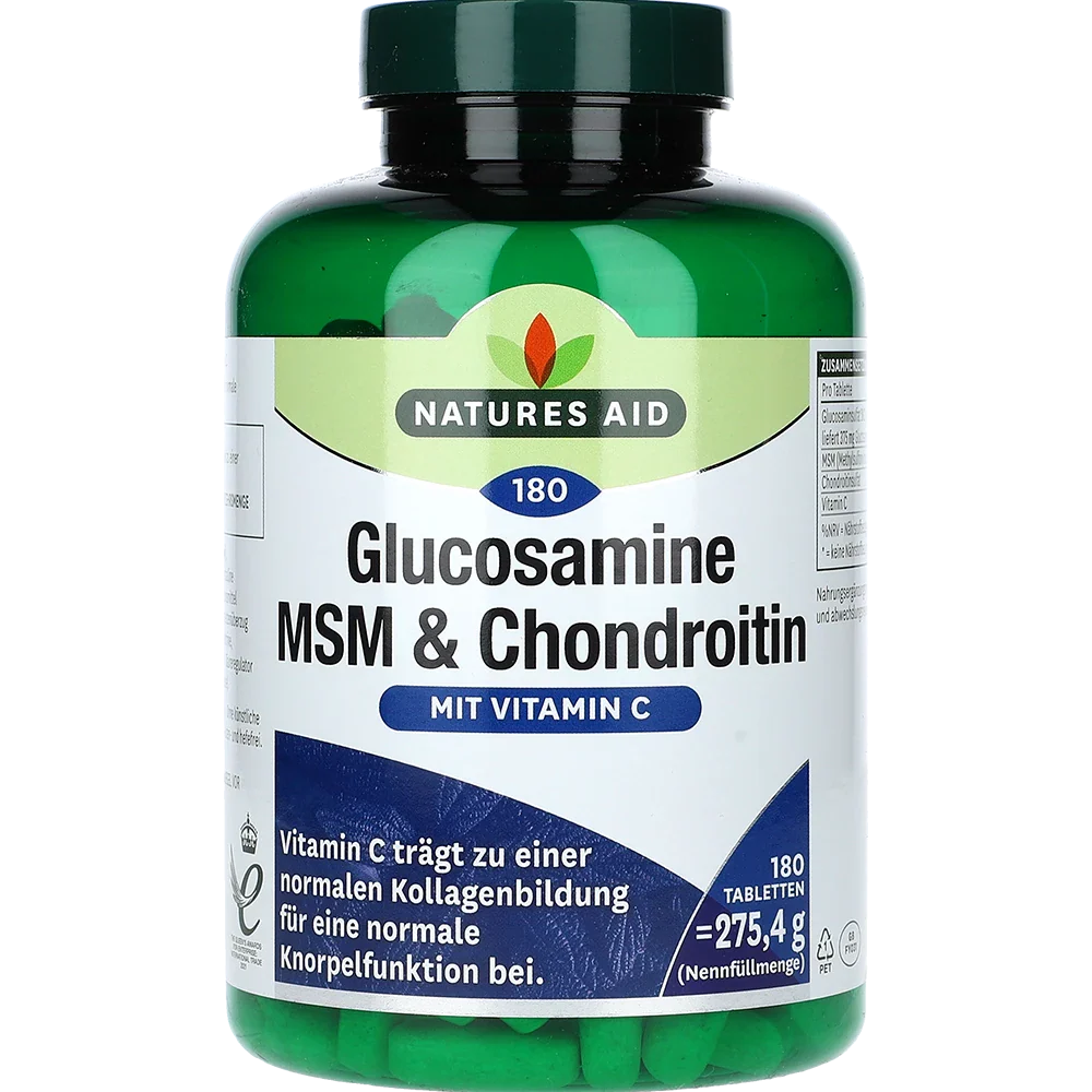 Natures Aid Glucosamine MSM & Chondroitin
