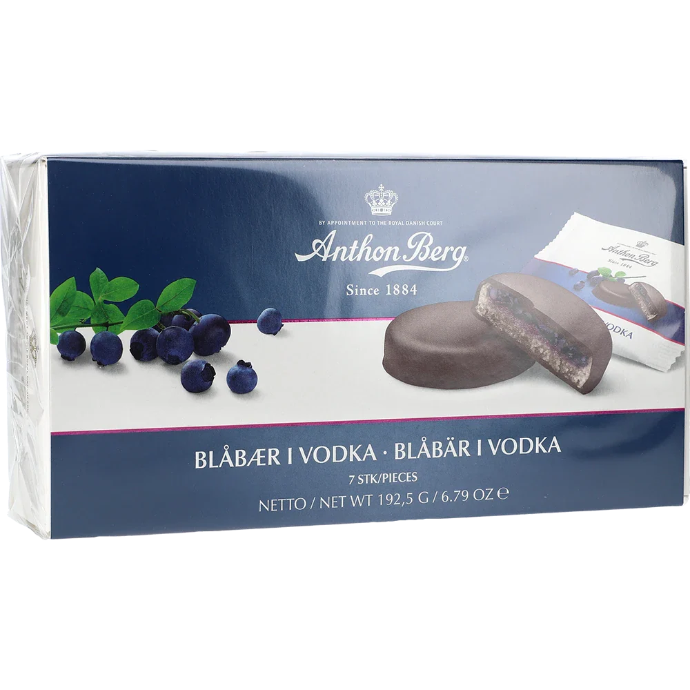 Anthon Berg Tarts Blåbær i Vodka