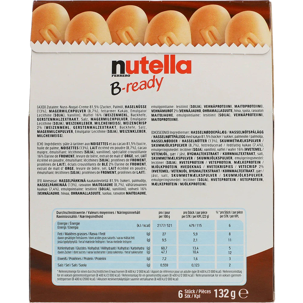 Ferrero Nutella B-Ready T6