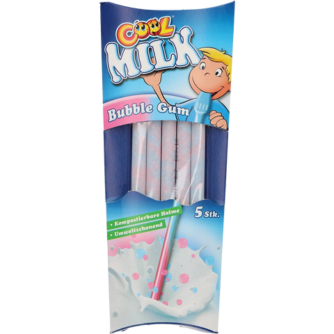 Cool Milchtrinkhalme Bubble Gum