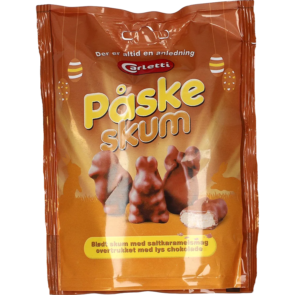 Carletti Påskeskum Saltkaramel med lys vekao
