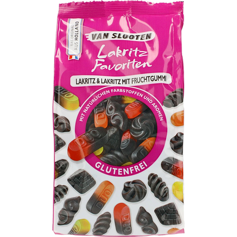 Van Slooten Lakritz Favoriten Glutenfrei