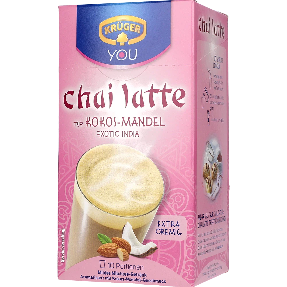 Krüger Chai Latte Coconut Almond, 250G