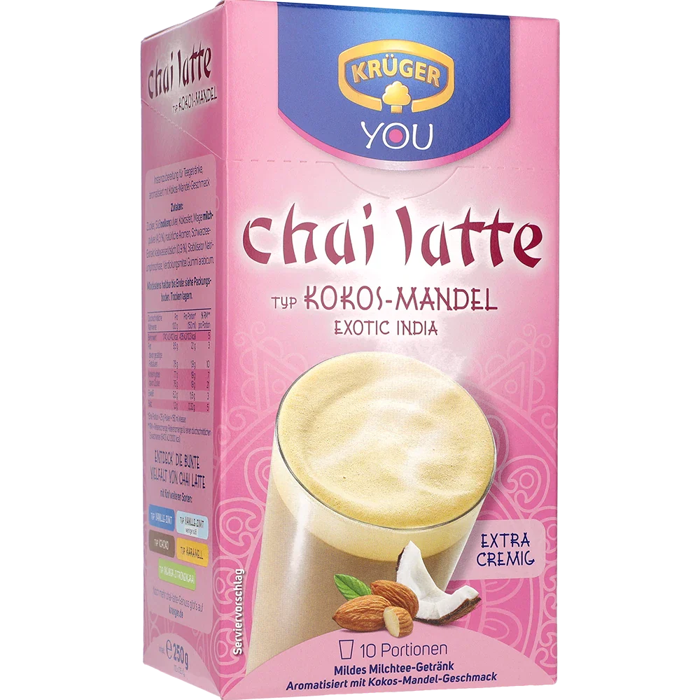 Krüger Chai Latte Coconut Almond, 250G