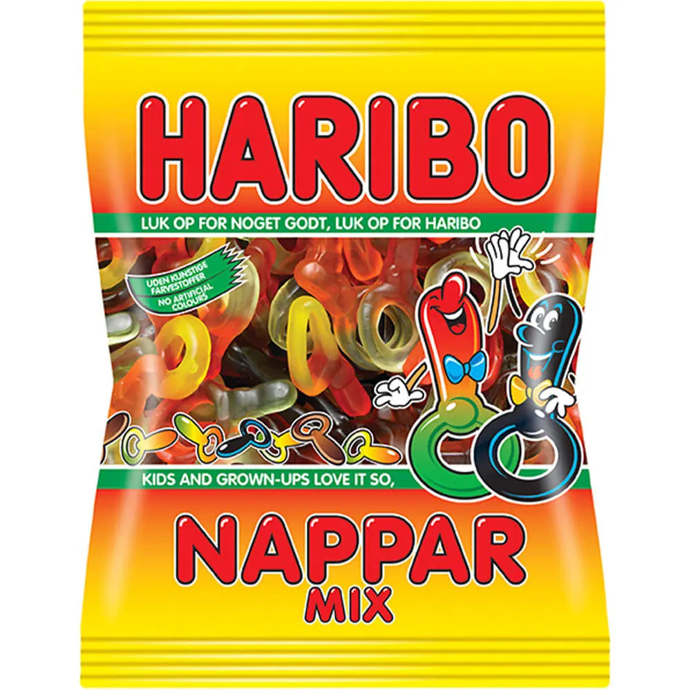 Haribo DK Nappar Fruit