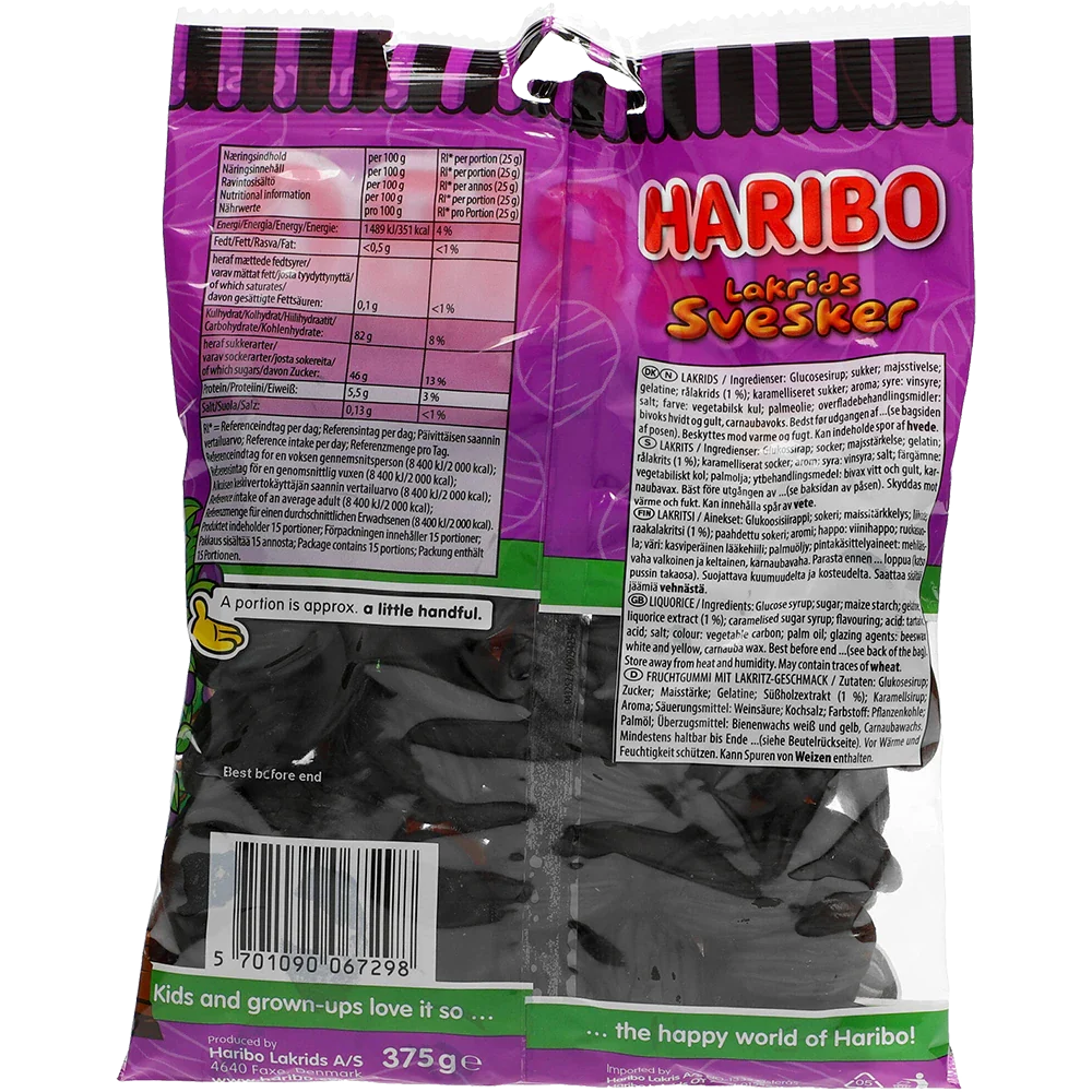 Haribo DK Lakrids Svesker