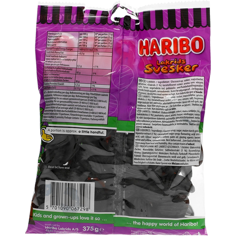Haribo DK Lakrids Svesker
