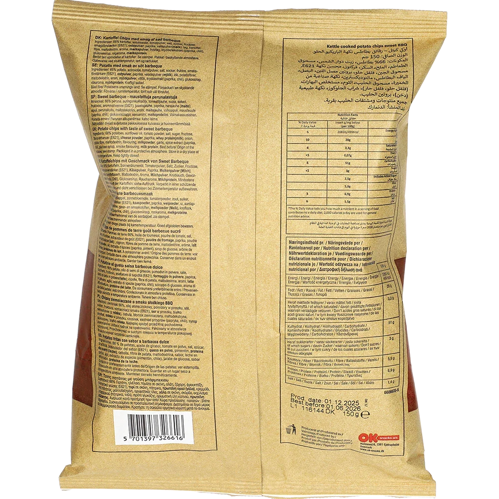Kettle Chips sød BBQ