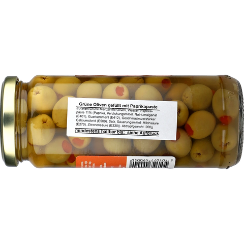 Paradiso Spanske Manzanilla Oliven med Peberpasta