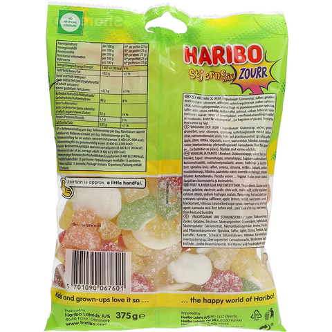 Haribo DK Stjerne Mix Zourr