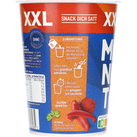 Birkel Minuto XXL Paprika-Hähnchen-Topf, 82G