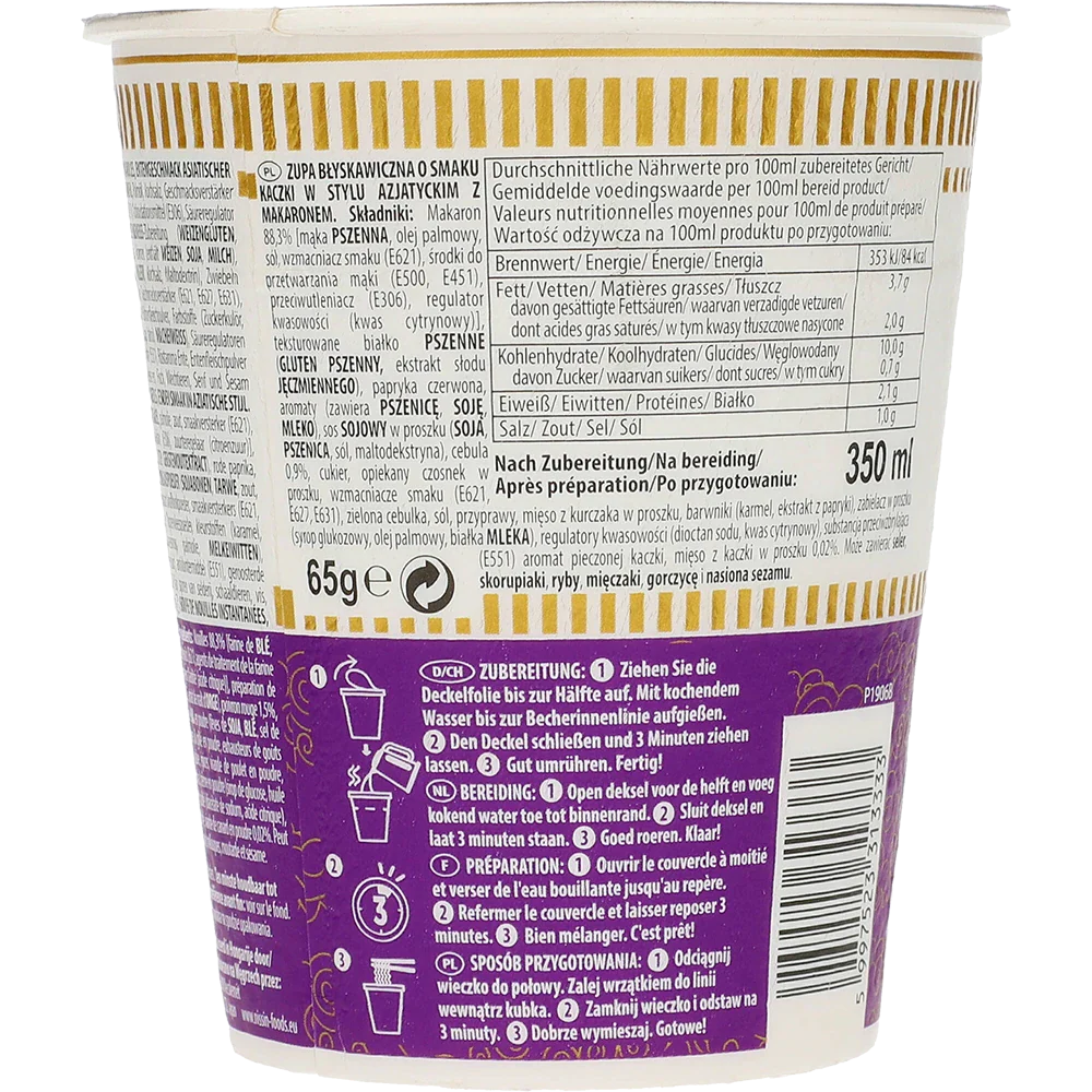 Nissin Cup Noodles Duck
