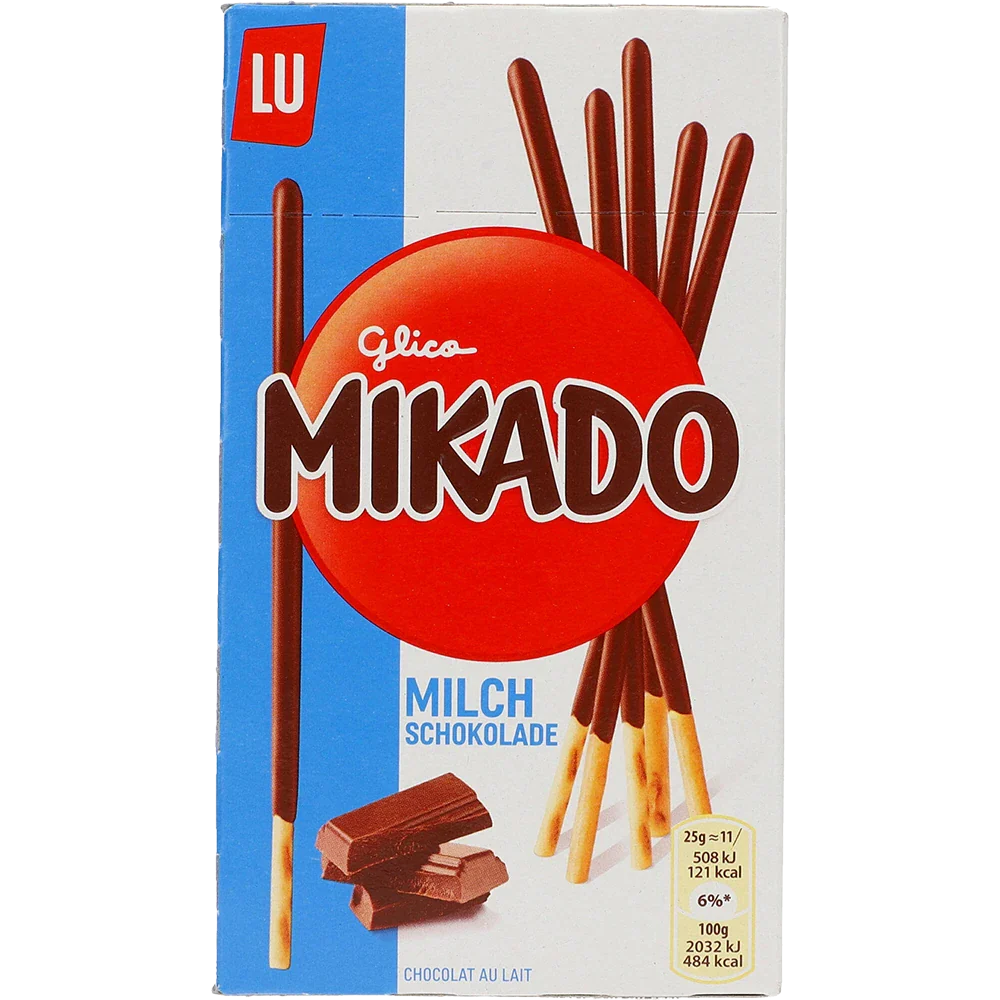 Mondelez LU Glico Mikado Sticks Milchschokolade