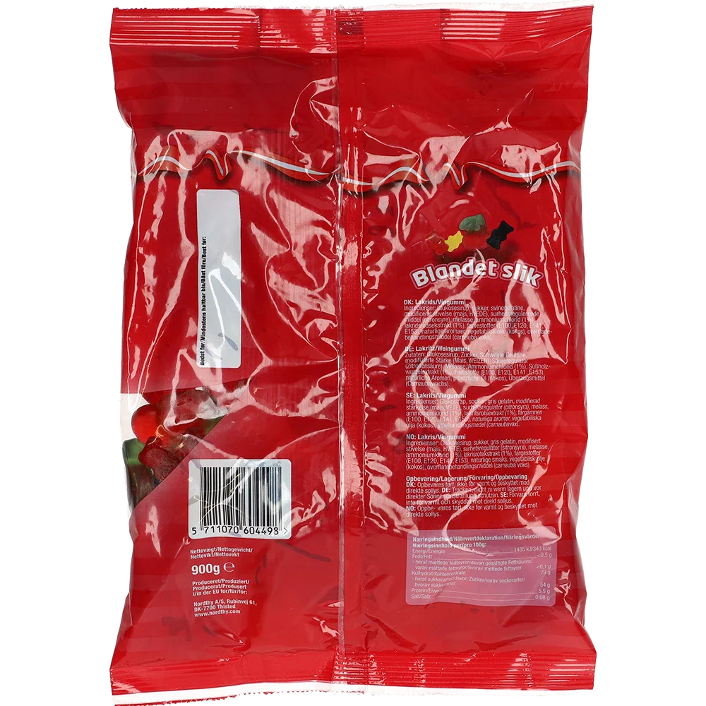 Nordthy Blandet Slik Lakrids & Vingummi