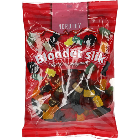 Nordthy Blandet Slik Lakrids & Vingummi, 900G