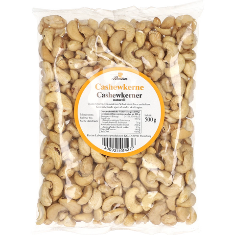 Rexim Cashewkerne Naturell, 500G