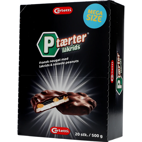 Carletti P-Tærter Lakrids