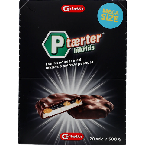 Carletti P-Tærter Lakrids