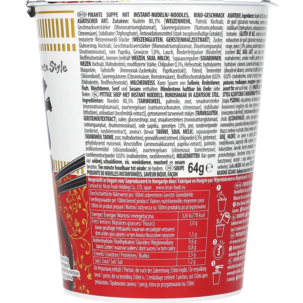 Nissin Cup Noodles Rind
