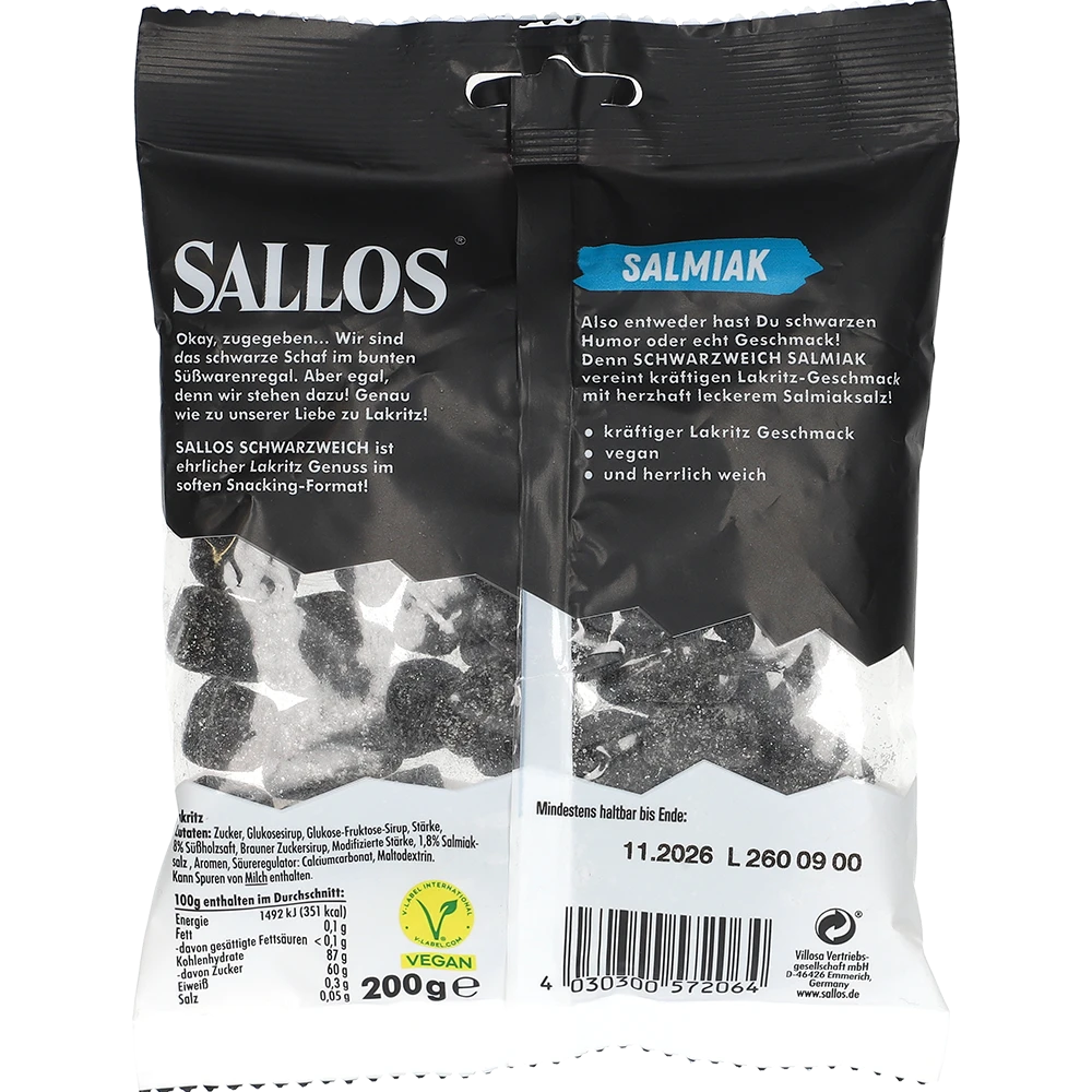 Sallos Schwarzweich Salmiak