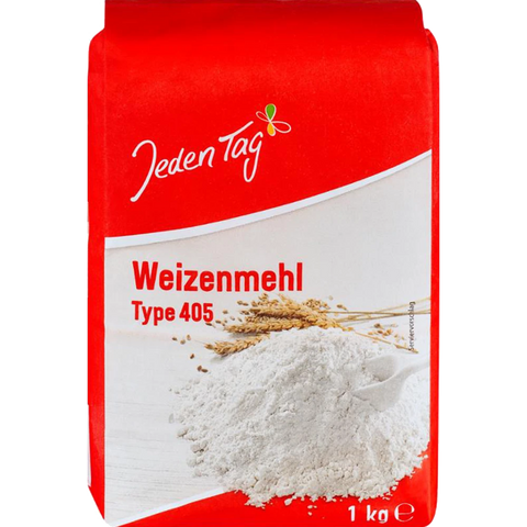 Jeden Tag Weizenmehl