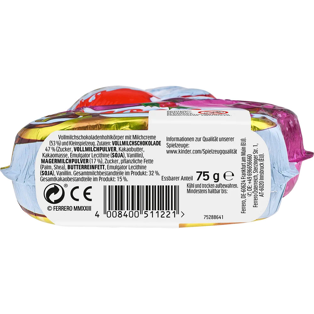 Ferrero Kinder Rosa Jultomte med överraskning