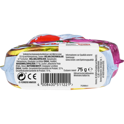 Ferrero Kinder Rosa Weihnachtsmann mit Überraschung