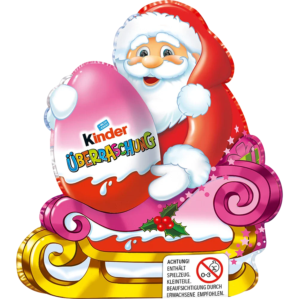 Ferrero Kinder Rosa Jultomte med överraskning