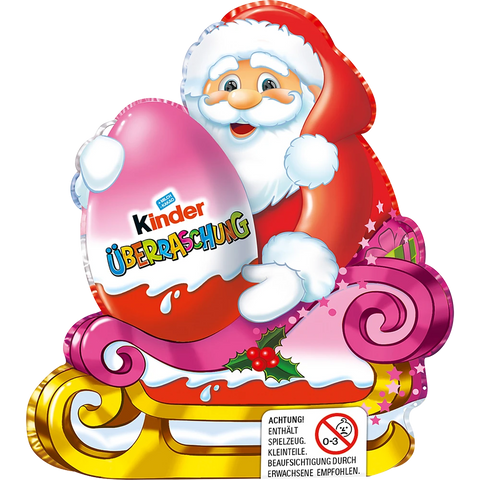 Ferrero Kinder Rosa Weihnachtsmann mit Überraschung