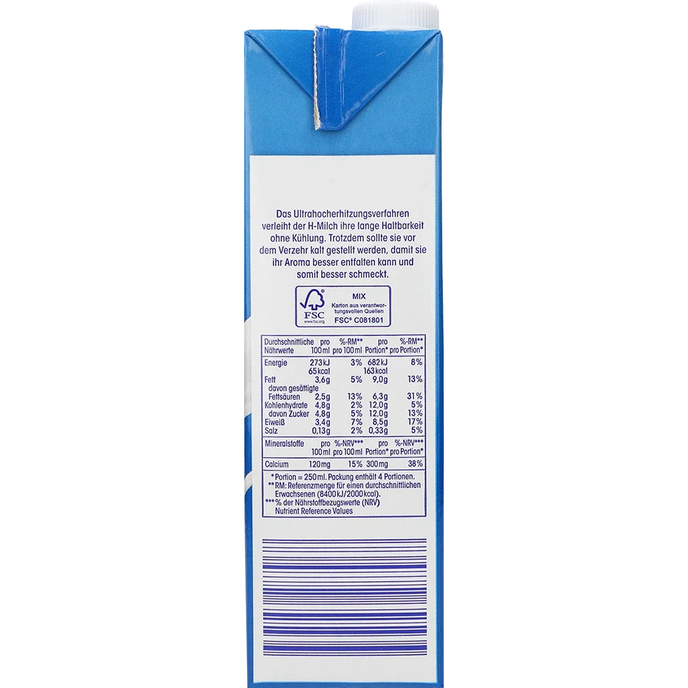ja! H-Milch Gvo-Frei 3,5%