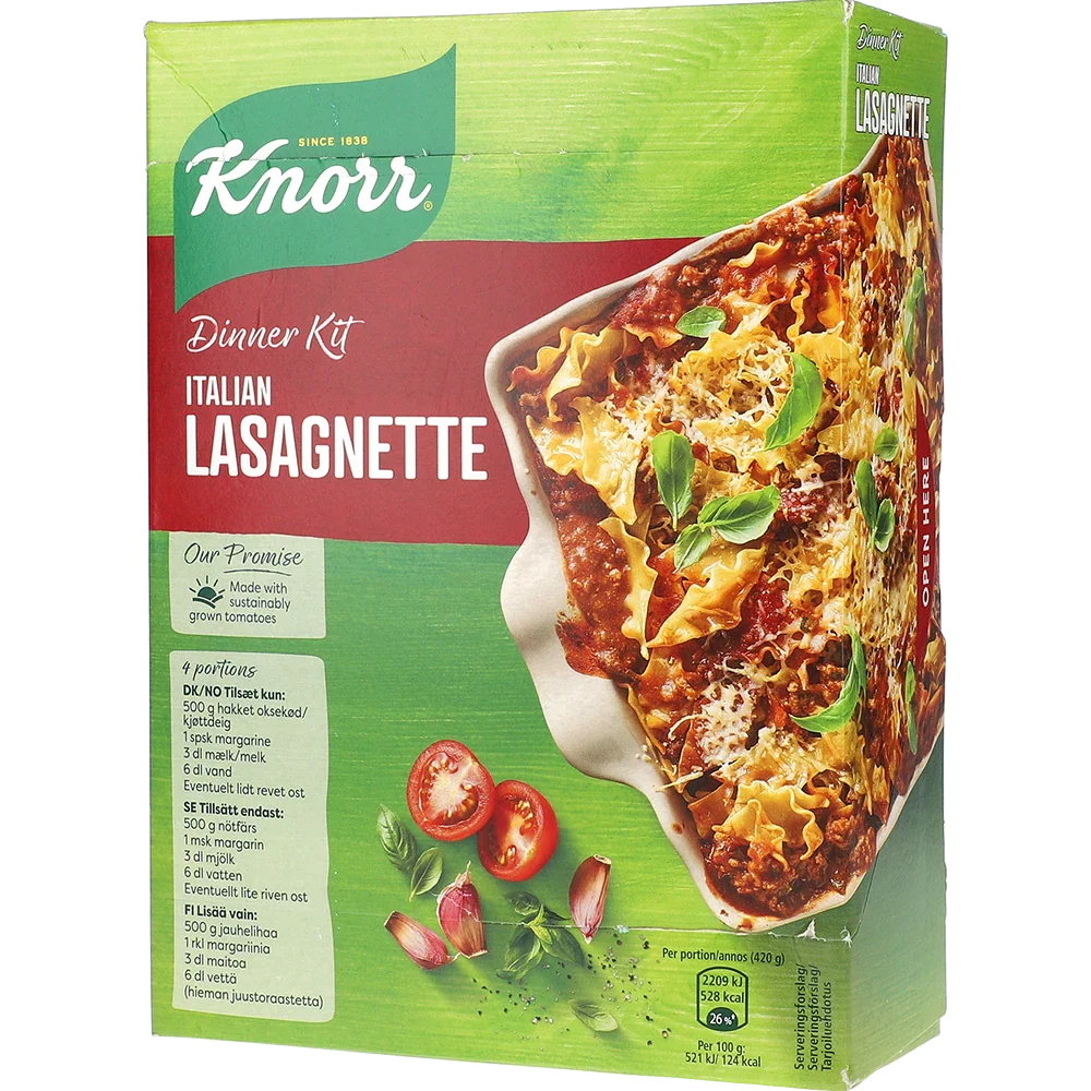 Knorr Middagskit Lasagnette