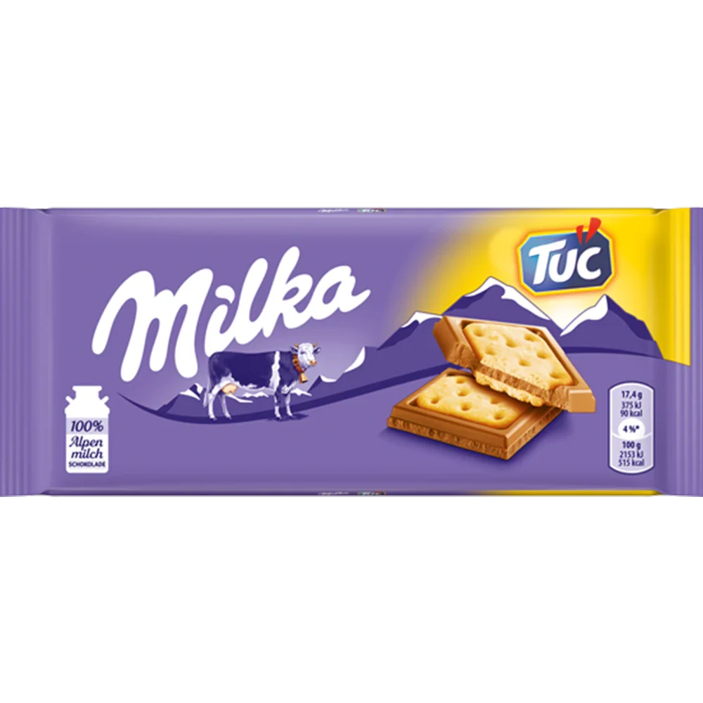 Mondelez Milka Tafel Alpenmilch & TUC