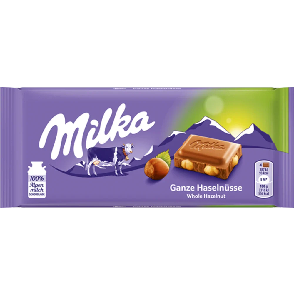 Mondelez Milka Helnød Chokoladeplade