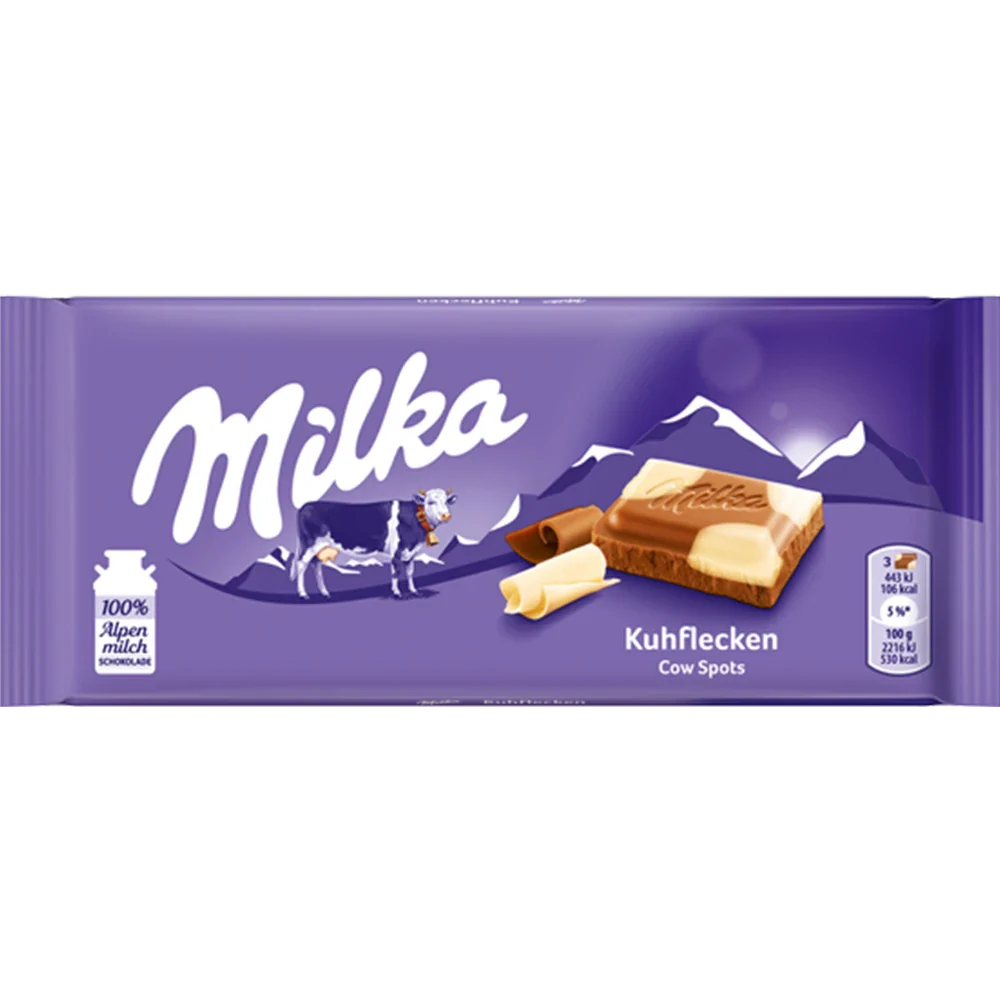 Mondelez Milka Tafel Kuhflecken