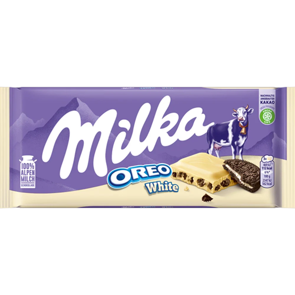Mondelez Milka Oreo White plade