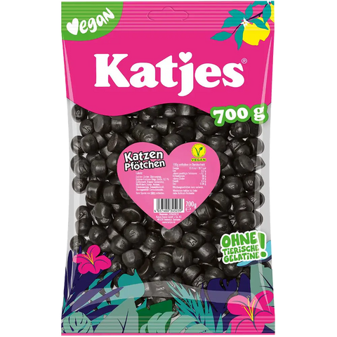 Katjes Katzen Pfötchen Slik & Dagligvarer